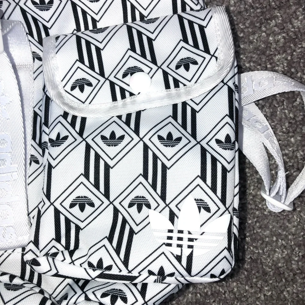 Adidas Women's Originals Utility Mini Backpack Girls Monogram Bags White LP6173 - Picture 13 of 15